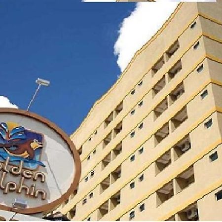 Flat Golden Dolphin Grand Hotel - Quarto E Sala Com Roupa De Cama E Banho - Piscinas 24H Caldas Novas Exterior photo